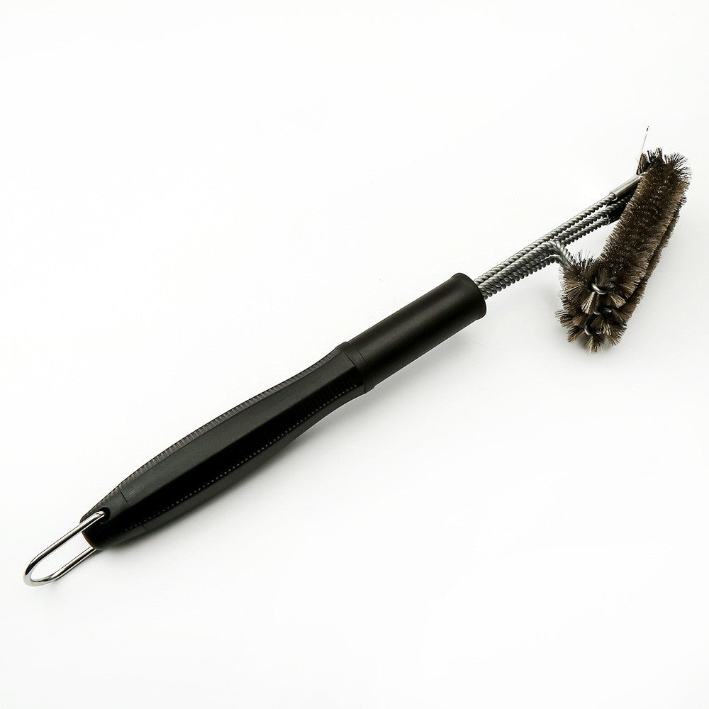 Perie de Sarma pentru Gratar, Maner 45 cm, din Otel inoxidabil, 45X7X10, Negru
