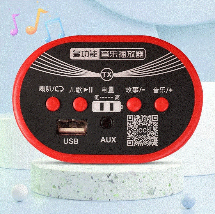 Masinuta Electrica, Tip Trenulet cu Vagon Detasabil, Pentru 2 Persoane,cu Telecomanda, Lumini si Sunete, Locomotiva cu Vapori de Abur, 1-6 Ani, 46 x 33 x 72 cm, Rosu