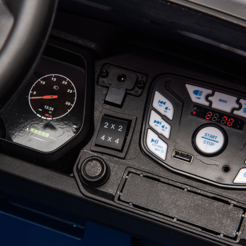 Mașinuță electrică cu 2 locuri, 4×4, varsta 3-8 ani, telecomandă, Bluetooth, lumini LED, suspensie