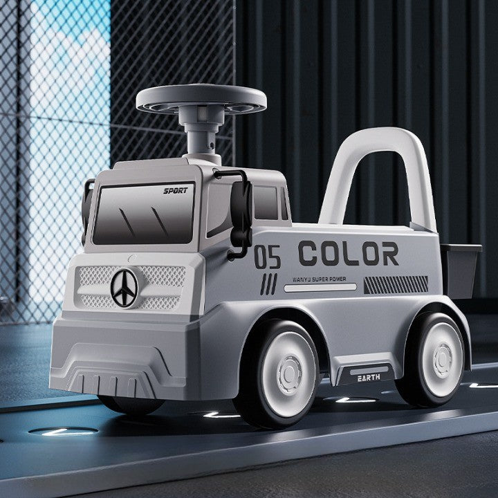 Mașinuță pentru copii, 3 ani, Model Camion, Sport, Claxon, Cutie Depozitare, 62x26x40 cm