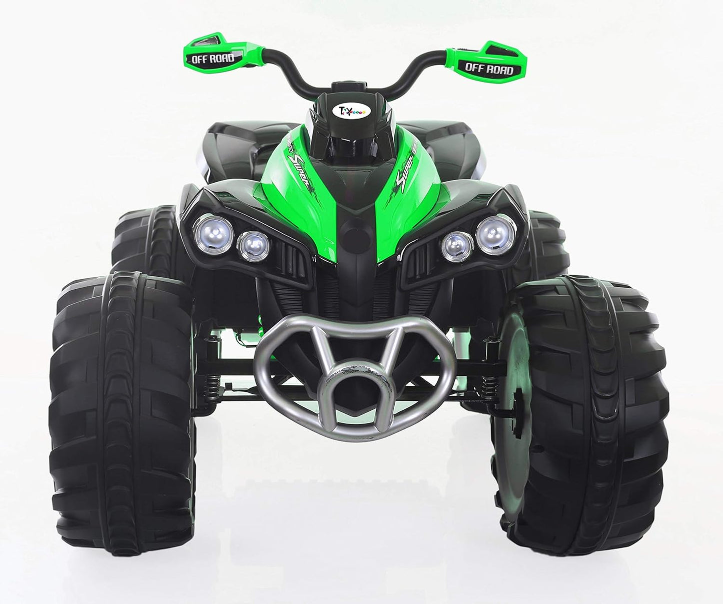 Atv Electric,sezut piele, varsta 3-7 ani, 12V, 2 motoare, 102x80x69.5 cm