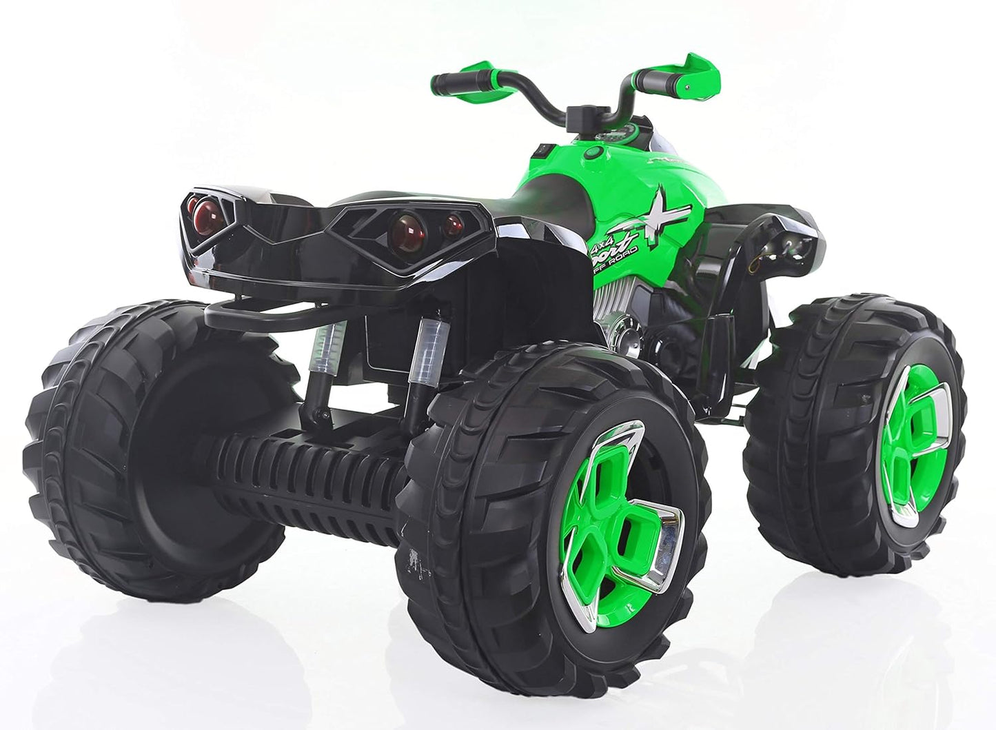 Atv Electric,sezut piele, varsta 3-7 ani, 12V, 2 motoare, 102x80x69.5 cm
