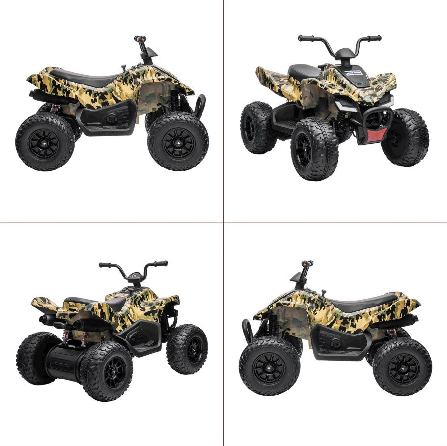 ATV electrică McLaren Racing MCL 12V, 4X4, roți EVA moi