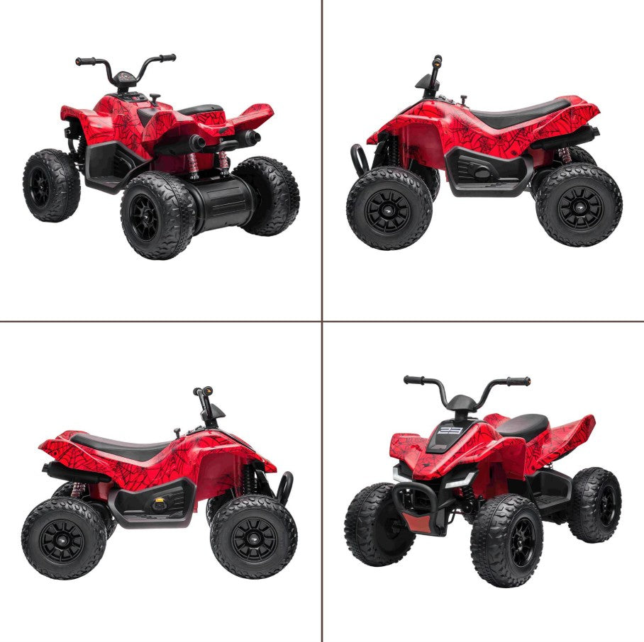ATV electrică McLaren Racing MCL 12V, 4X4, roți EVA moi