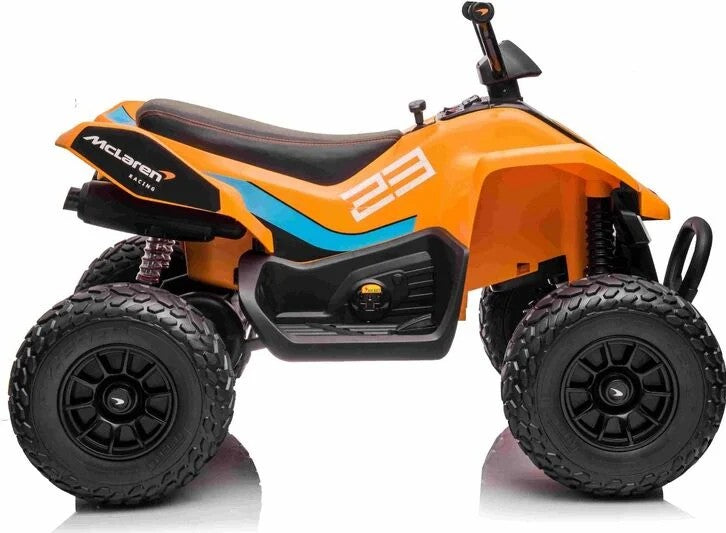 ATV electrică McLaren Racing MCL 12V, 4X4, roți EVA moi