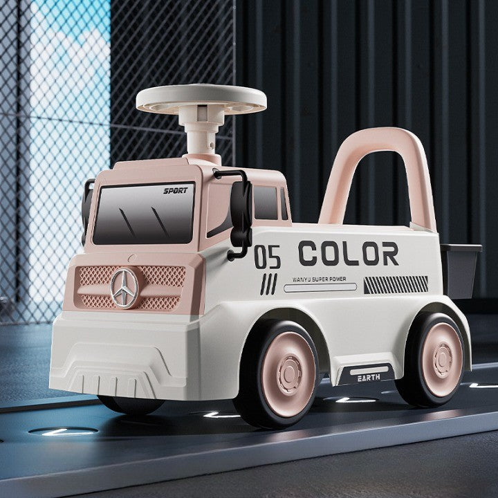 Mașinuță pentru copii, 3 ani, Model Camion, Sport, Claxon, Cutie Depozitare, 62x26x40 cm
