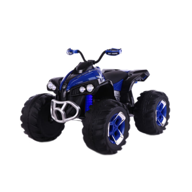 Atv Electric,sezut piele, varsta 3-7 ani, 12V, 2 motoare, 102x80x69.5 cm
