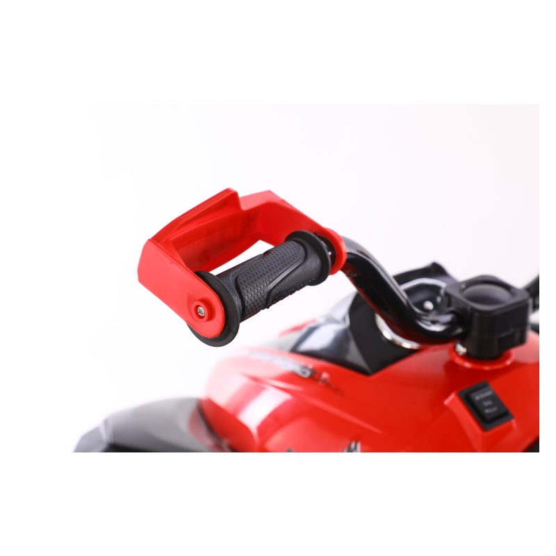 Atv Electric,sezut piele, varsta 3-7 ani, 12V, 2 motoare, 102x80x69.5 cm