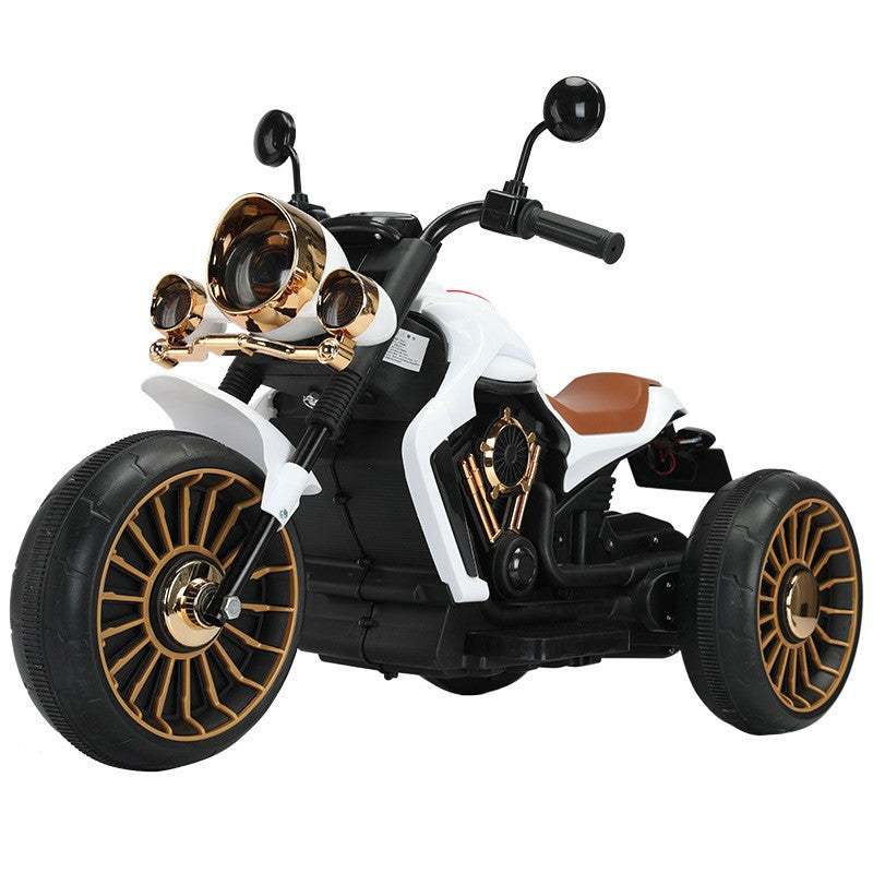 Motocicleta Electrica cu Acumulator, Bluetooth, Sistem Anti-Rasturnare, Sistem de Lumini si Sunet, 1-8 Ani, 93 x 48 x 63 cm, Verde