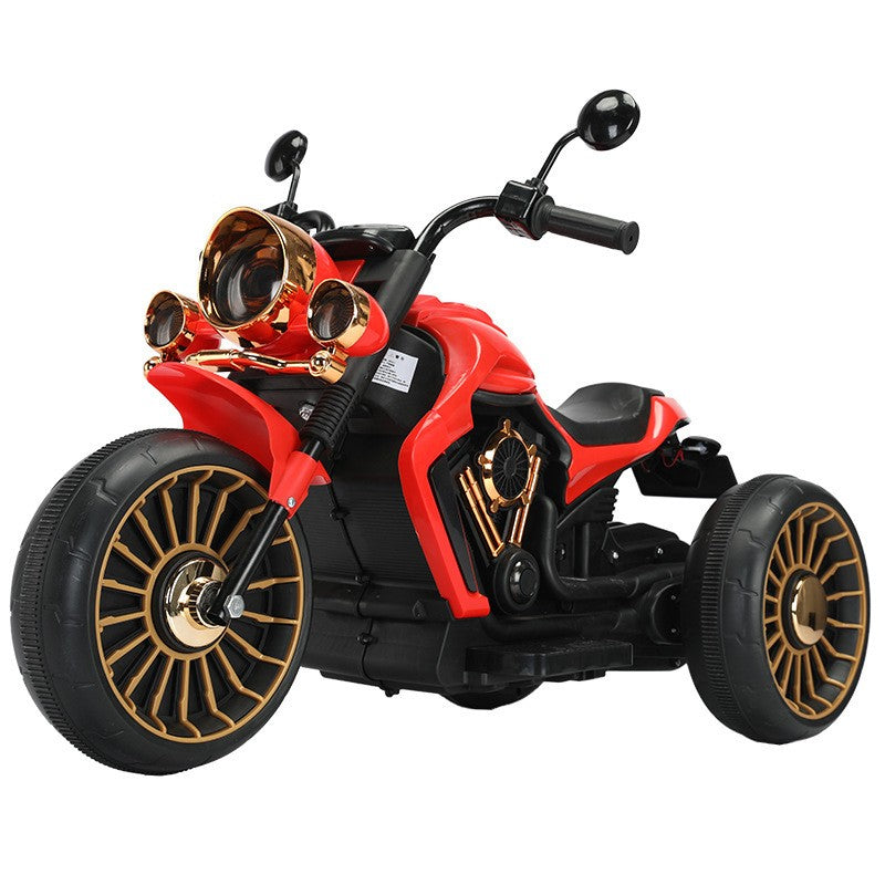 Motocicleta Electrica cu Acumulator, Bluetooth, Sistem Anti-Rasturnare, Sistem de Lumini si Sunet, 1-8 Ani, 93 x 48 x 63 cm, Verde