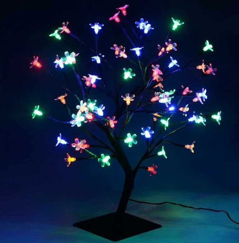 Pomisor cu Flori de Cires, Iluminate cu 36 LED-uri, 40 cm Inaltime