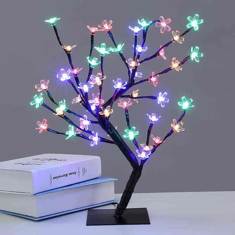 Pomisor cu Flori de Cires, Iluminate cu 36 LED-uri, 40 cm Inaltime