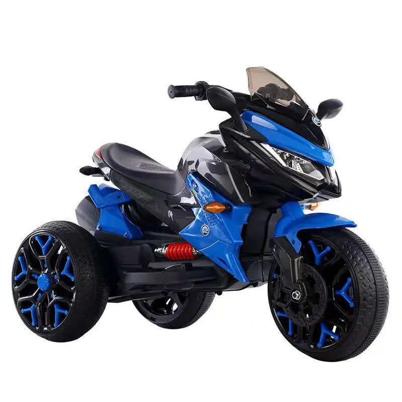 Motocicleta Electrica cu Acumulator Pentru Copii, 2 motoare, 12V varsta 2-6 ani, Cu Sunete si Lumini Led