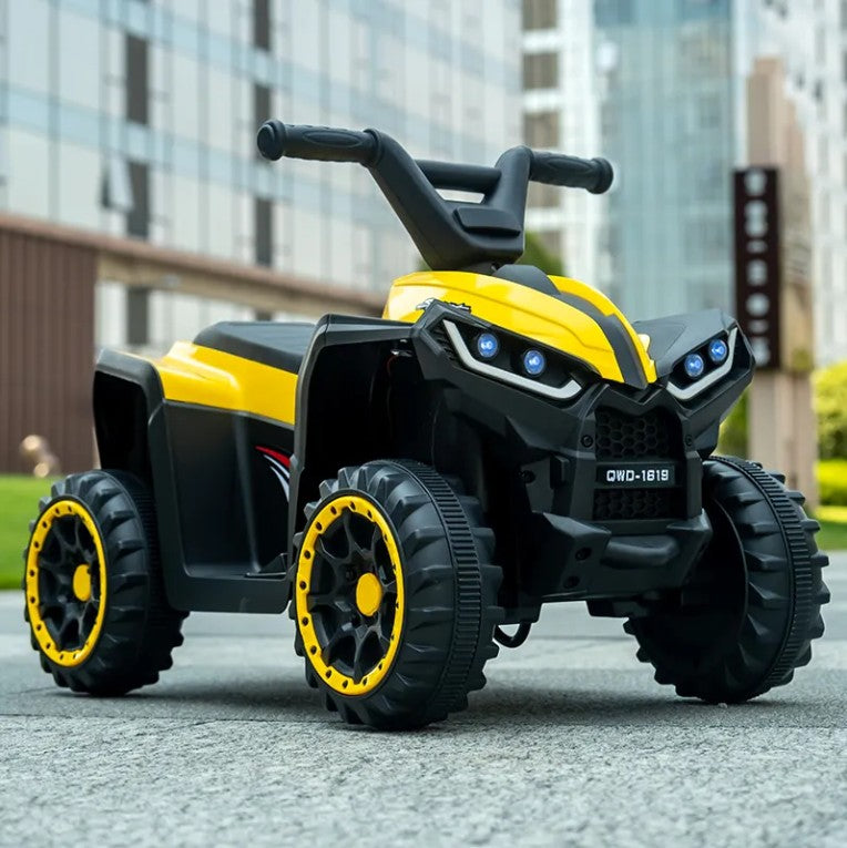 Atv electric pentru copii, varsta 2-4 ani, 6v4ah, cu doua motoare , faruri led, rosu