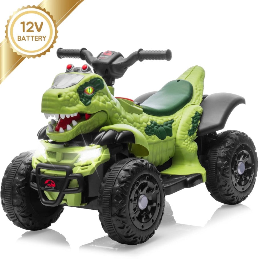 ATV copil, model dinozaur, muzica, bluetooth, varsta 1-6 ani