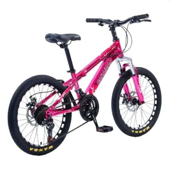 Bicicleta CARAIMAN 20CR, varsta 6 - 12 ani, Roti 20", Frana pe Disc