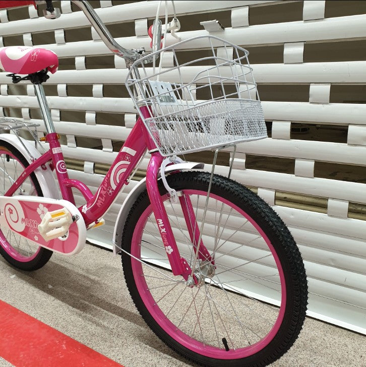 Bicicleta CARAIMAN 20G, Roz, Roti 20 inch, Pentru Varsta 6-11 ani, Roz