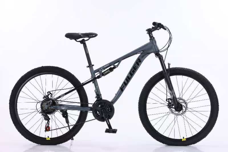 Bicicleta Fulger GTR 601, Roti 24 inch, cu Suspensii si Multiple viteze