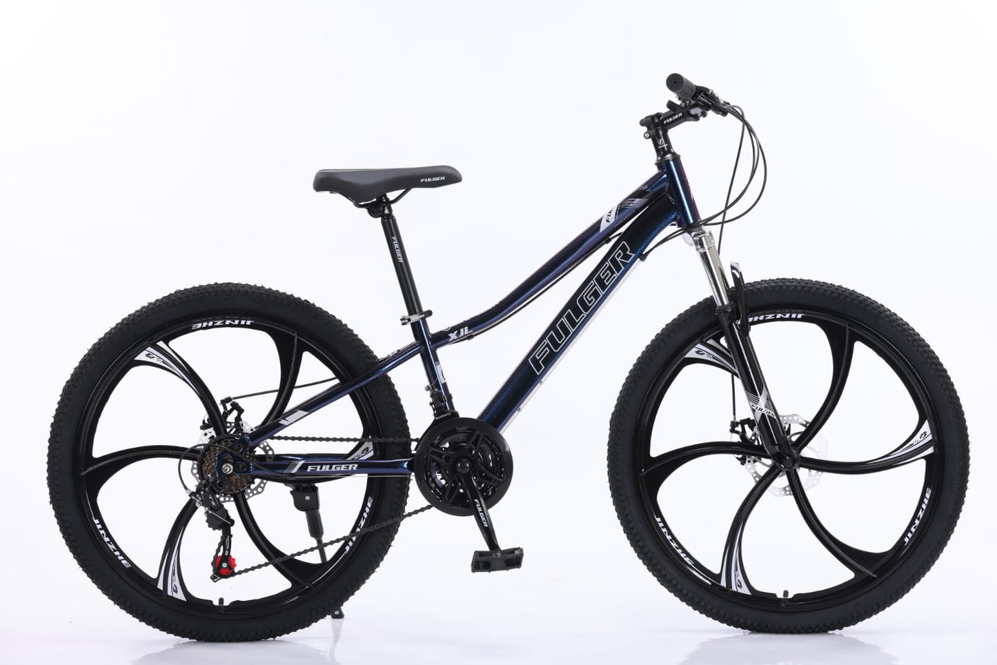 Bicicleta Fulger, 26XJL-T6, Roz, 26 inch, Cadru Otel, Frane pe Disc, 21 Viteze