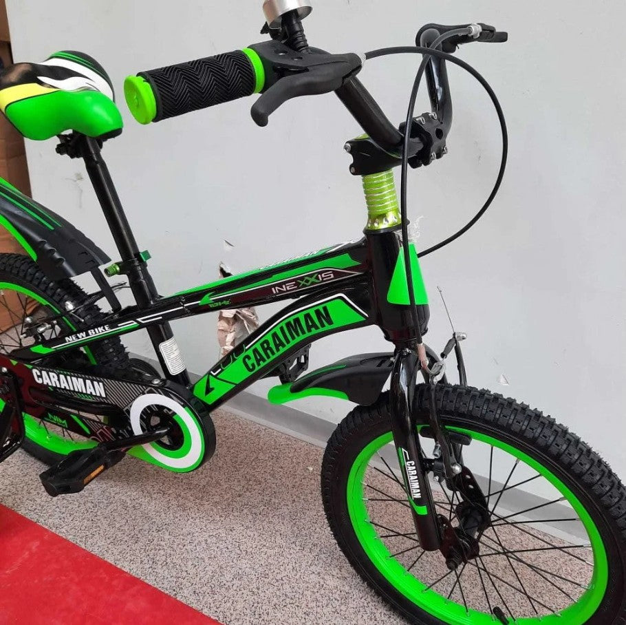 Bicicleta CARAIMAN, 12J, Roti 12 inch, Roti Ajutatoare, Varsta 3 - 5ani