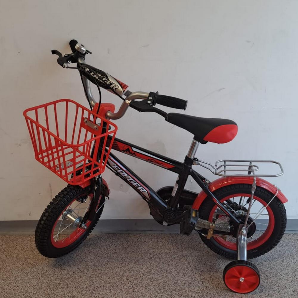 Bicicleta FULGER 12B, Roti 12 inch, Roti Ajutatoare, Varsta 3-5 ani