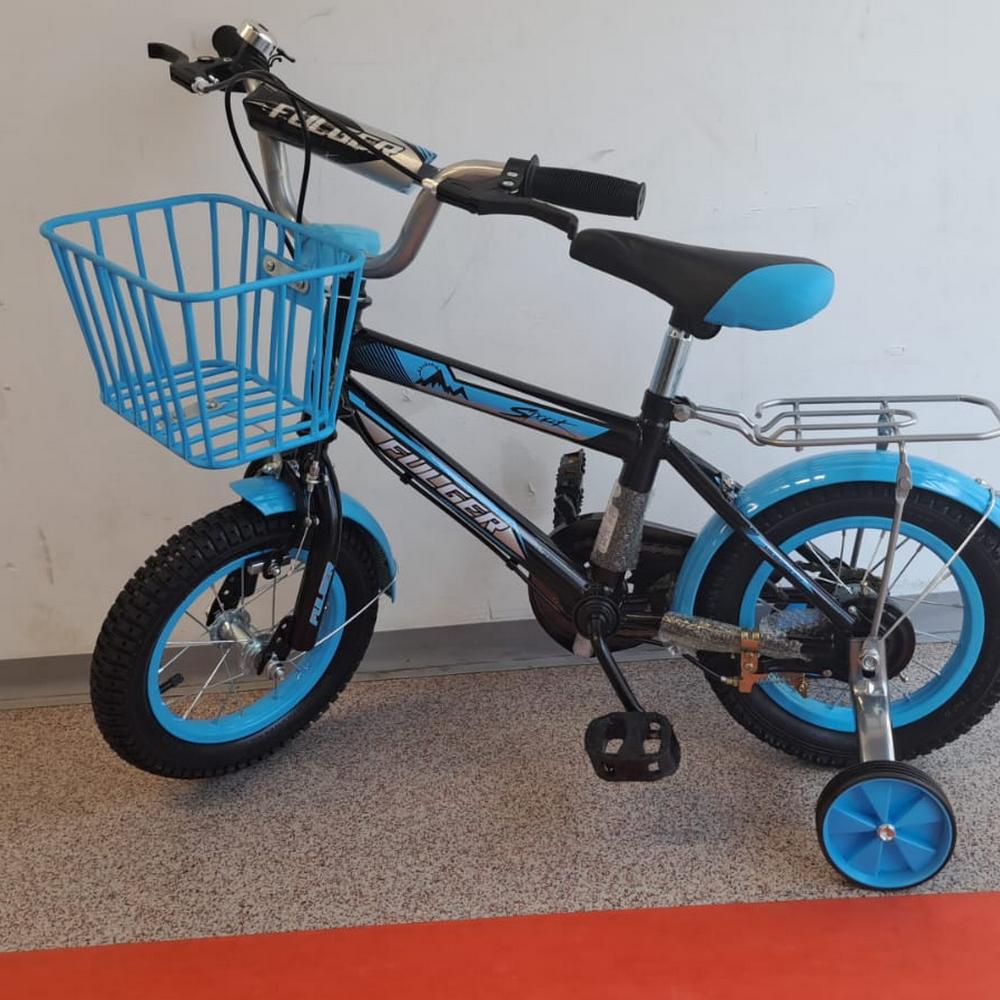 Bicicleta FULGER 12B, Roti 12 inch, Roti Ajutatoare, Varsta 3-5 ani