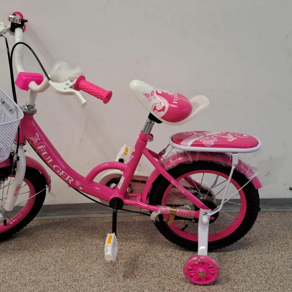 Bicicleta FULGER 12G, Roti 12 inch, Roti Ajutatoare, Varsta 3-5 ani