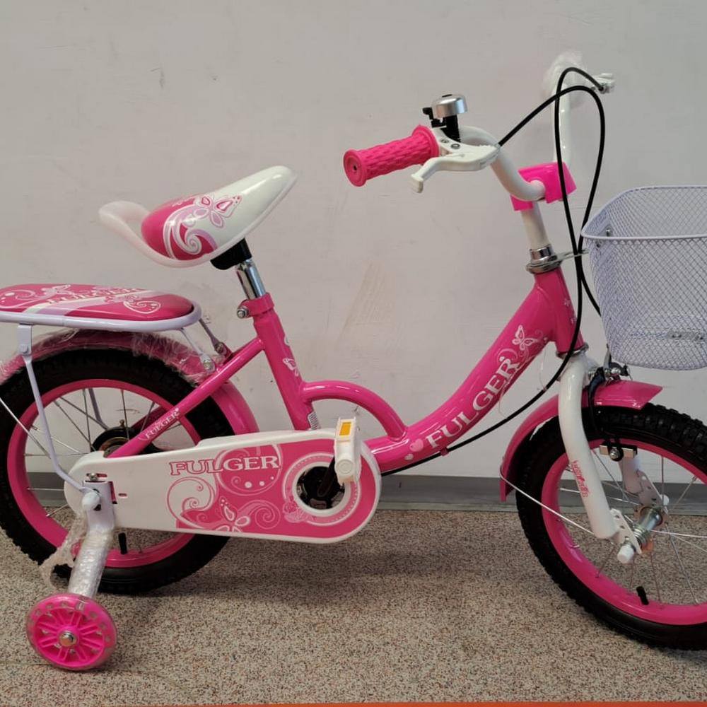 Bicicleta FULGER 12G, Roti 12 inch, Roti Ajutatoare, Varsta 3-5 ani