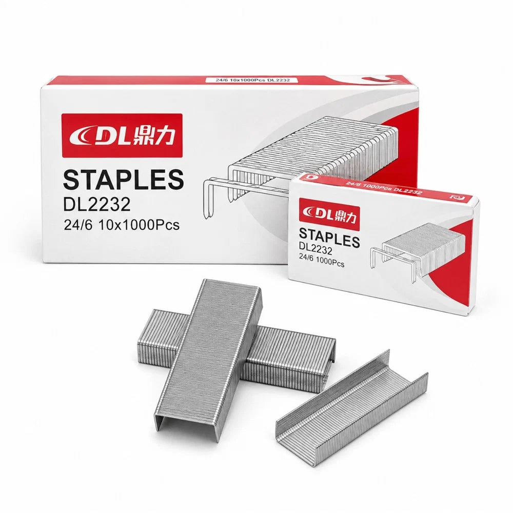10 seturi x 1000 buc Capse Metalice DL2232, Tip 24/6