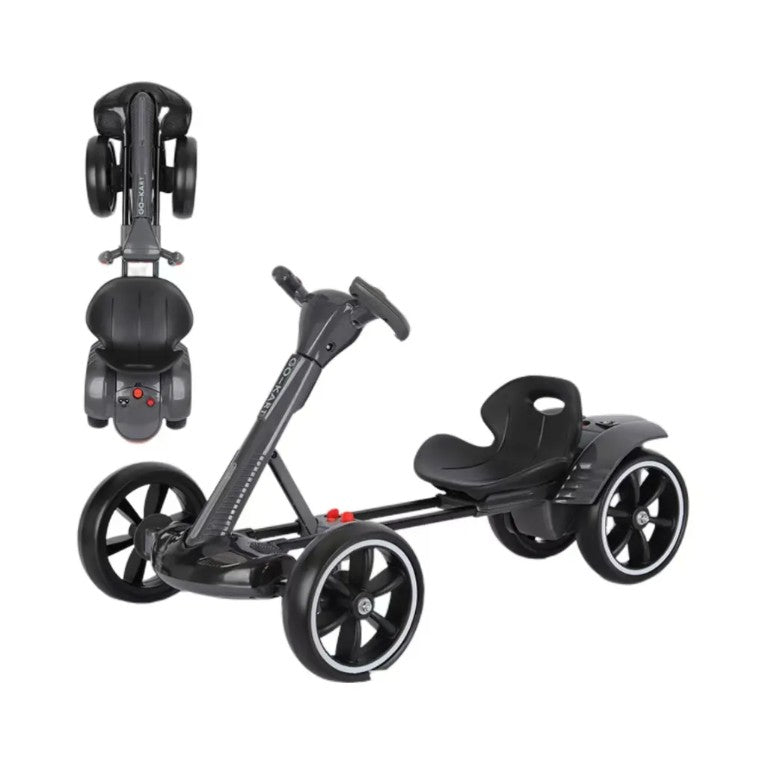 Cart Electric pentru Copii, 12V, varsta 3 - 8 ani, Telecomanda, Design Sportiv