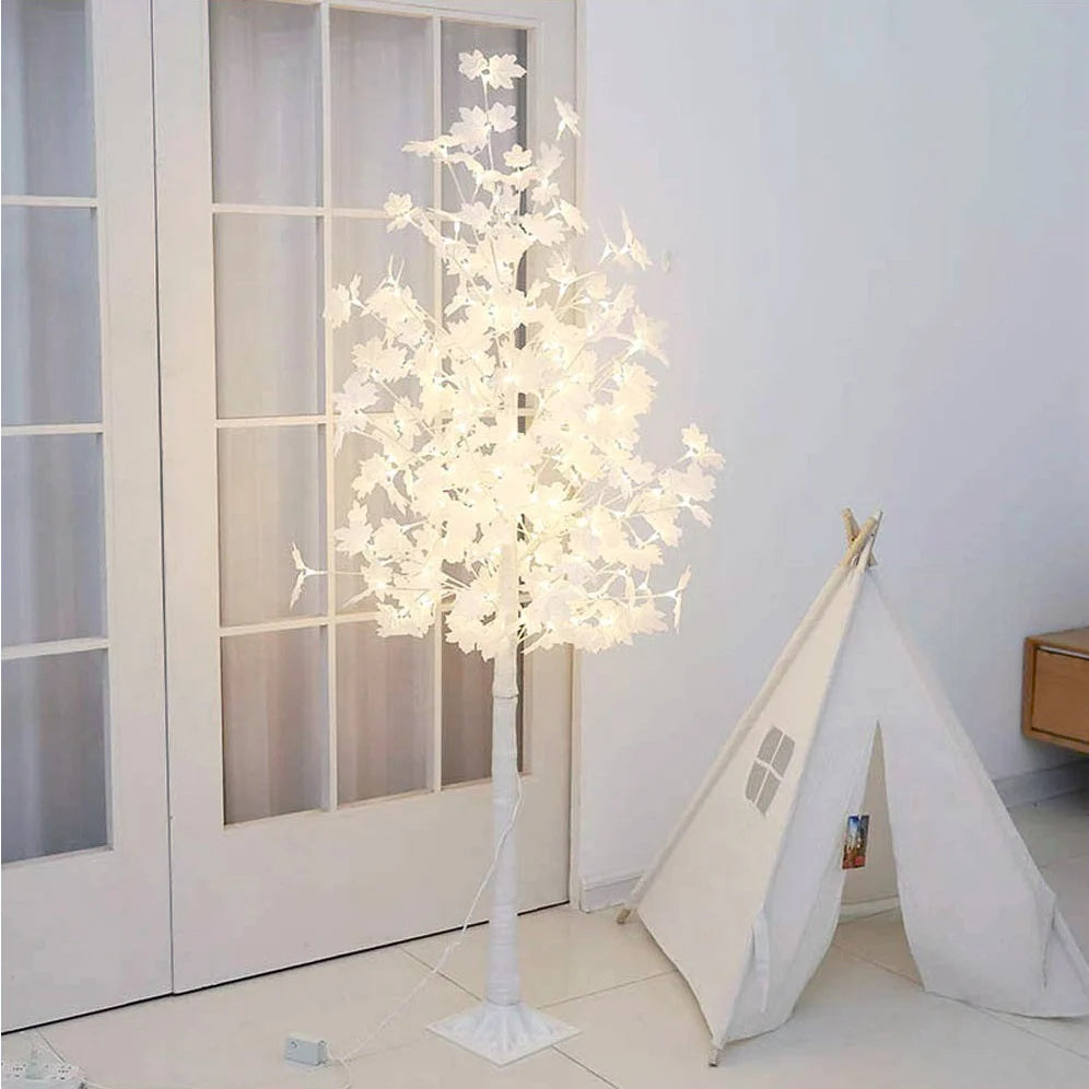 Copac decorativ de Crăciun, 128 leduri, 170 cm