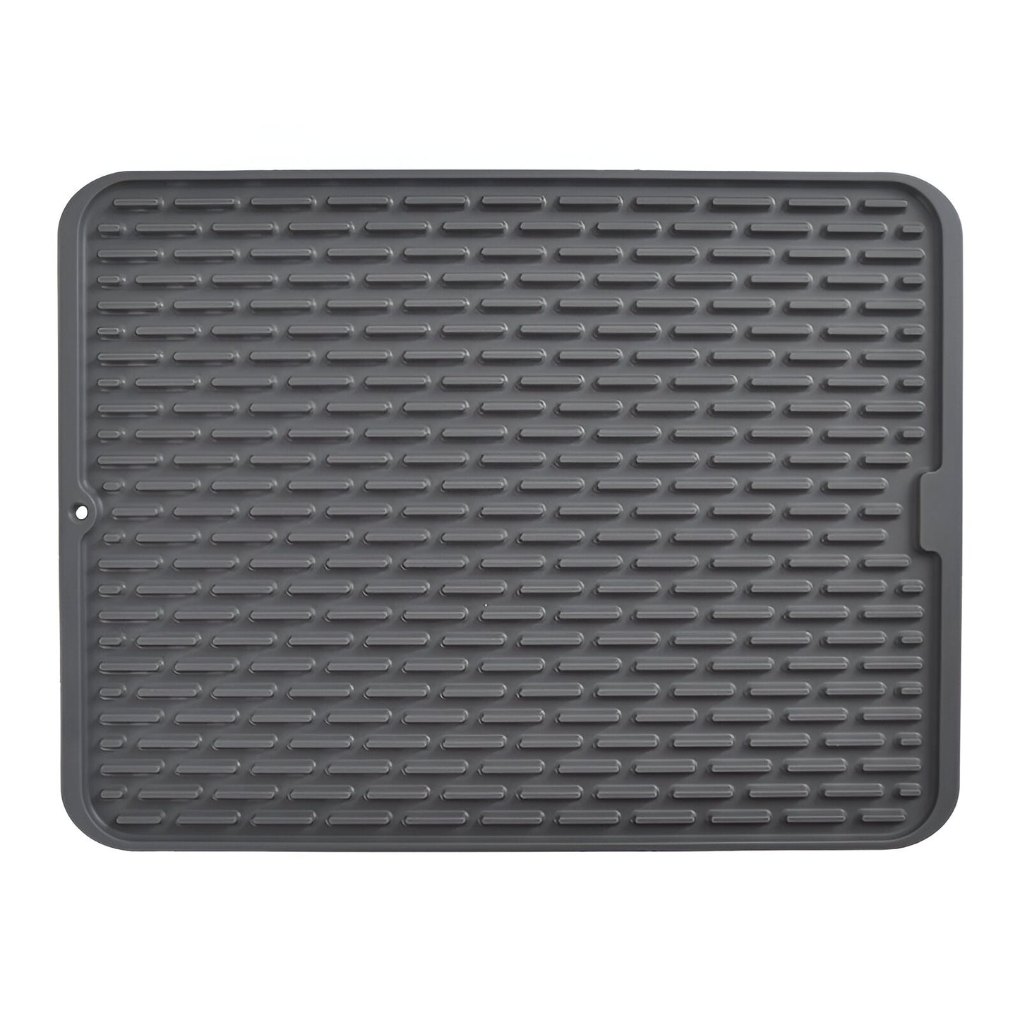 Covoras din Silicon pentru Scurgere Vase, Uz Casnic, Rezistent la Temperaturi Ridicate, Izolator, 43x32.5 cm, Negru