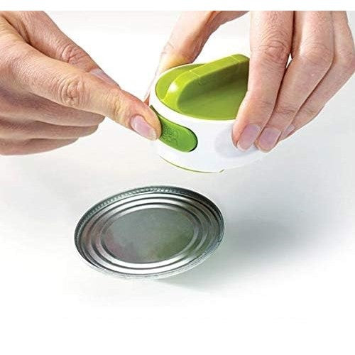 Desfacator Manual de Conserve si Sticle, 6.8 x 4.8 cm, din ABS + Otel, Verde/Alb