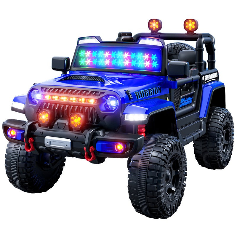 Mașină Electrică pentru Copii, Off-Road, Conectare Bluetooth, telecomandă, Tracțiune Integrală, Lumina Intermitenta, Baterie 12V 7Ah, 120x63x68cm