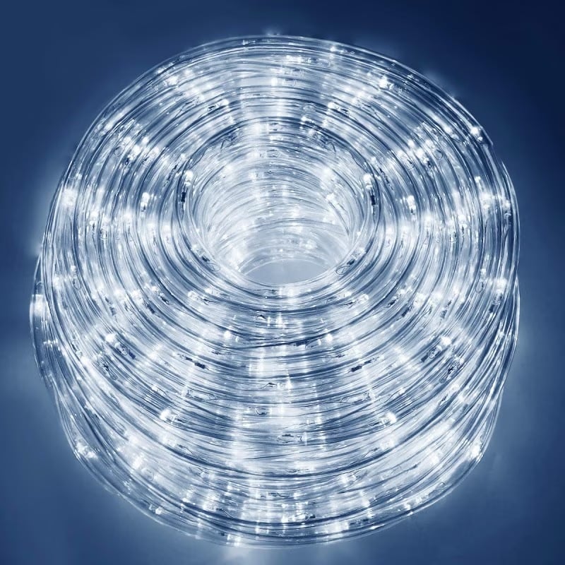 Furtun luminos led, 8 jocuri de lumini, 10 M