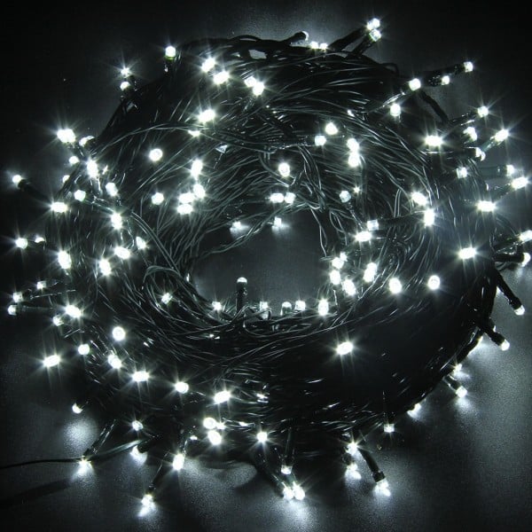Instalatie tip sir de pom, 500 LED, 36 M, 8 jocuri de lumini