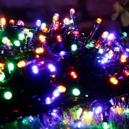 Instalatie tip sir de pom, 500 LED, 36 M, 8 jocuri de lumini