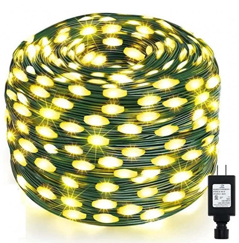 Instalatie liniara de exterior, tip banda cu led turnat, 30 metri, 240 led, jocuri de lumini