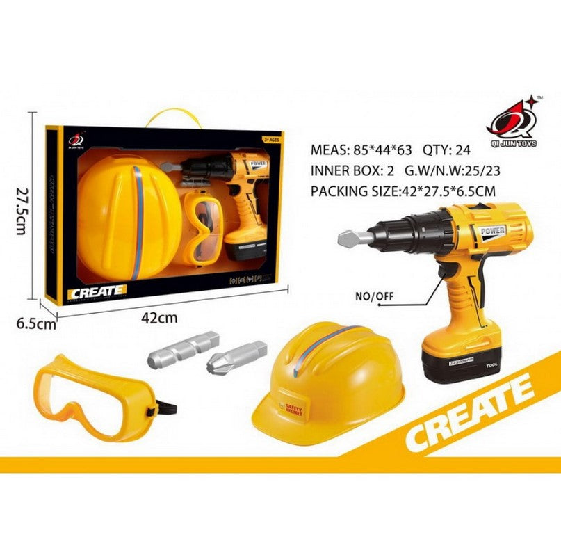 Set Jucarie pentru Copii Bormasina,Material Plastic, Interactiv, Distractiv