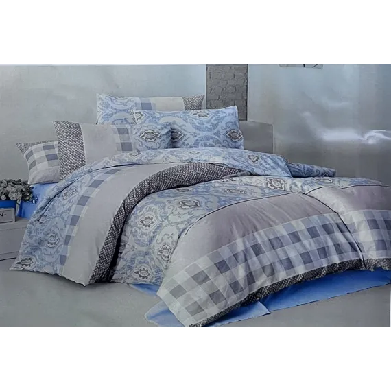 Lenjerie de pat 100% bumbac hipoalergenic 200x240 – 4 piese