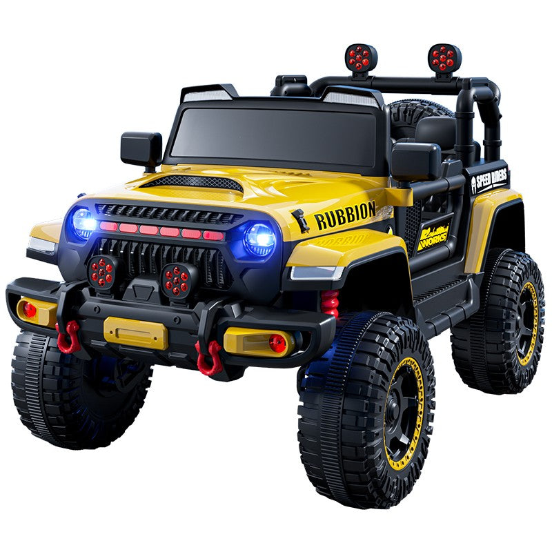 Mașină Electrică pentru Copii, Off-Road, Conectare Bluetooth, telecomandă, Tracțiune Integrală, Lumina Intermitenta, Baterie 12V 7Ah, 120x63x68cm