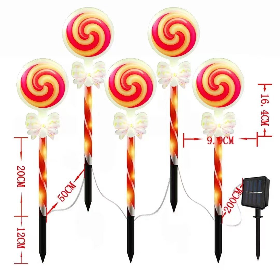 Set 5 X Acadele de Exterior cu incarcare solara