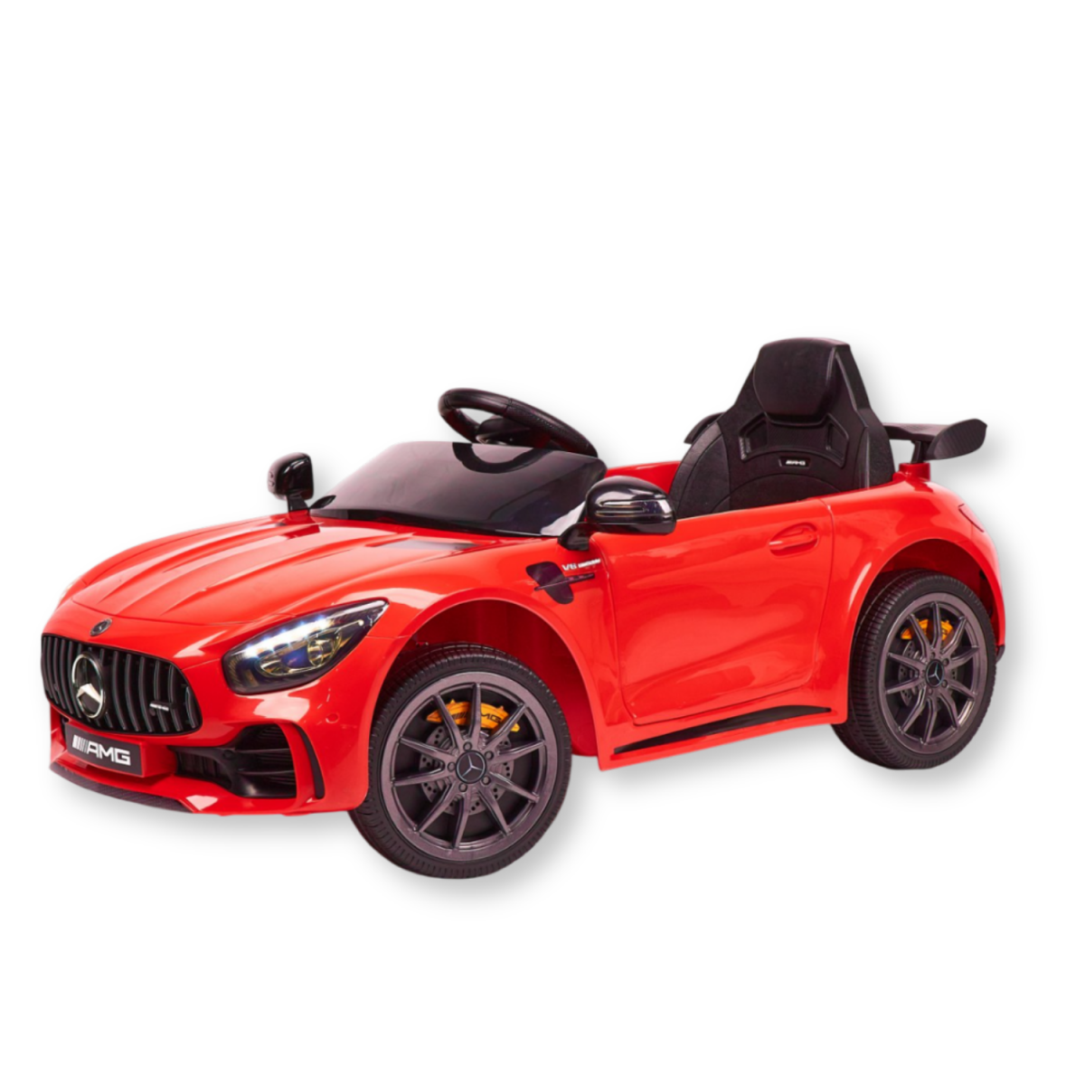 Masina Electrica Cu Telecomanda Mercedes-Benz AMG GT-R , varsta 2 - 6 ani, 2 Motoare , 12V