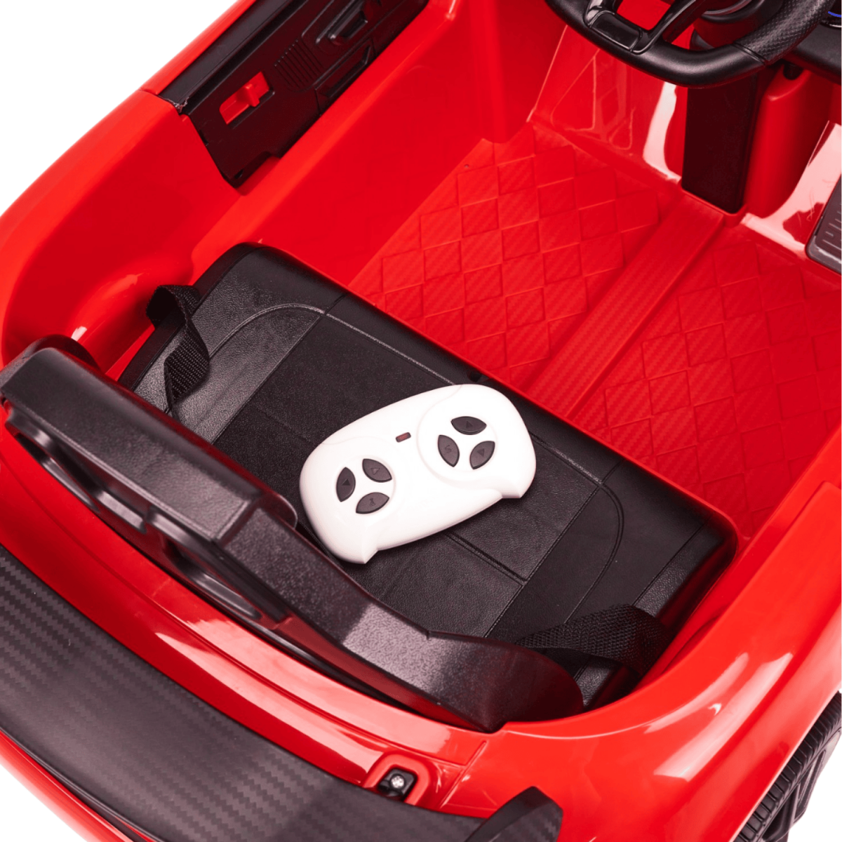 Masina Electrica Cu Telecomanda Mercedes-Benz AMG GT-R , varsta 2 - 6 ani, 2 Motoare , 12V
