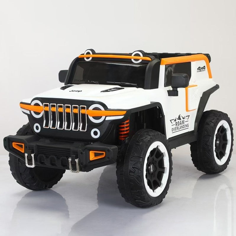 Masina electrica pentru copii, Off-Road, 12 V, varsta 2-7 ani, alb