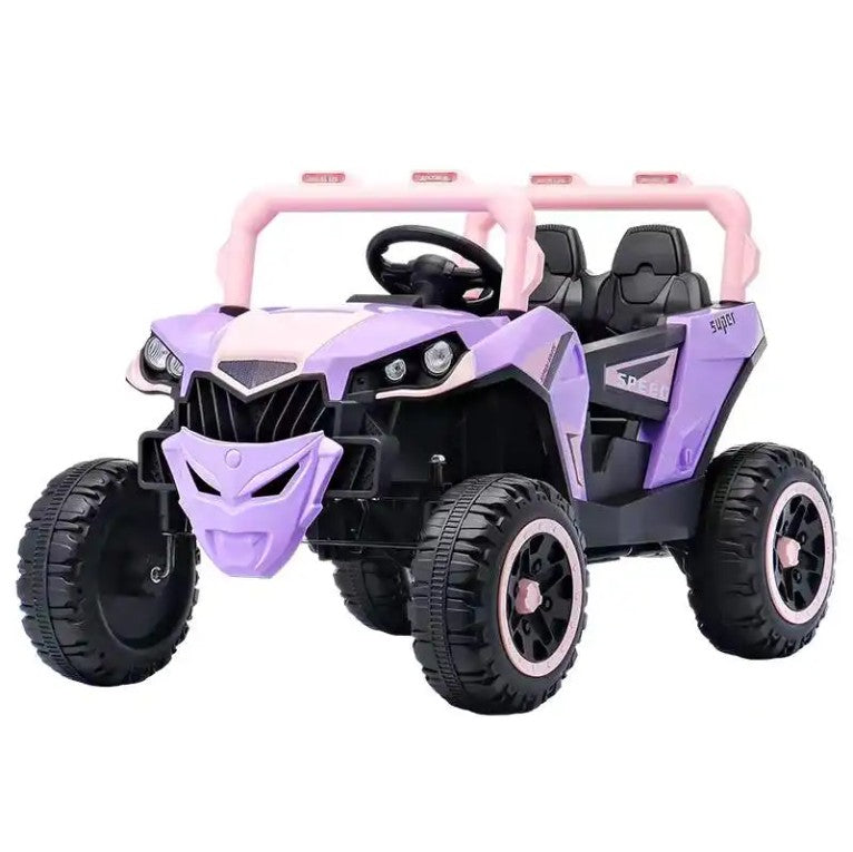 Masinuta electrica tip Buggy, telecomanda, intrare AUX(MP3)/USB, pentru 2 copii, 2 motoare