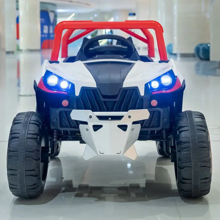 Masinuta electrica tip Buggy, telecomanda, intrare AUX(MP3)/USB, pentru 2 copii, 2 motoare