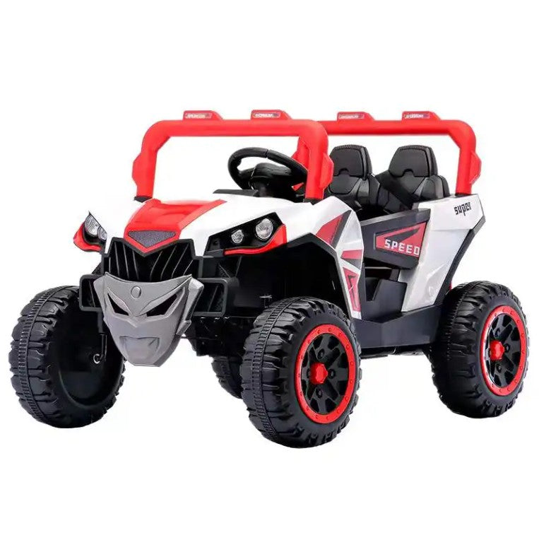 Masinuta electrica tip Buggy, telecomanda, intrare AUX(MP3)/USB, pentru 2 copii, 2 motoare