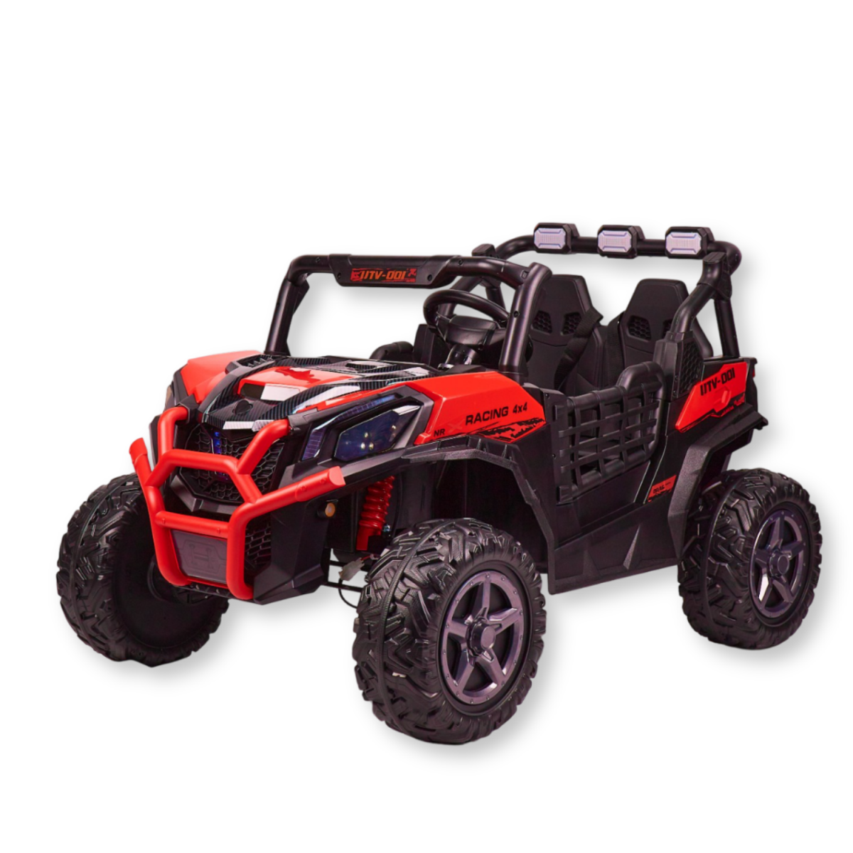 Buggy XXL UTV electric copii, 2 locuri, tractiune 4x4, varsta 2-8 ani, suspensii