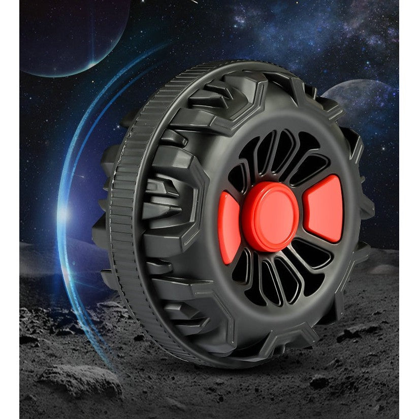 Masinuta Electrica, pe 4 Roti, Tip ATV, cu Acumulator, Sistem Anti-Rasturnare, Sistem de Lumini si Sunet, 2-5 Ani, 70 x 43 x 48 cm, Rosu